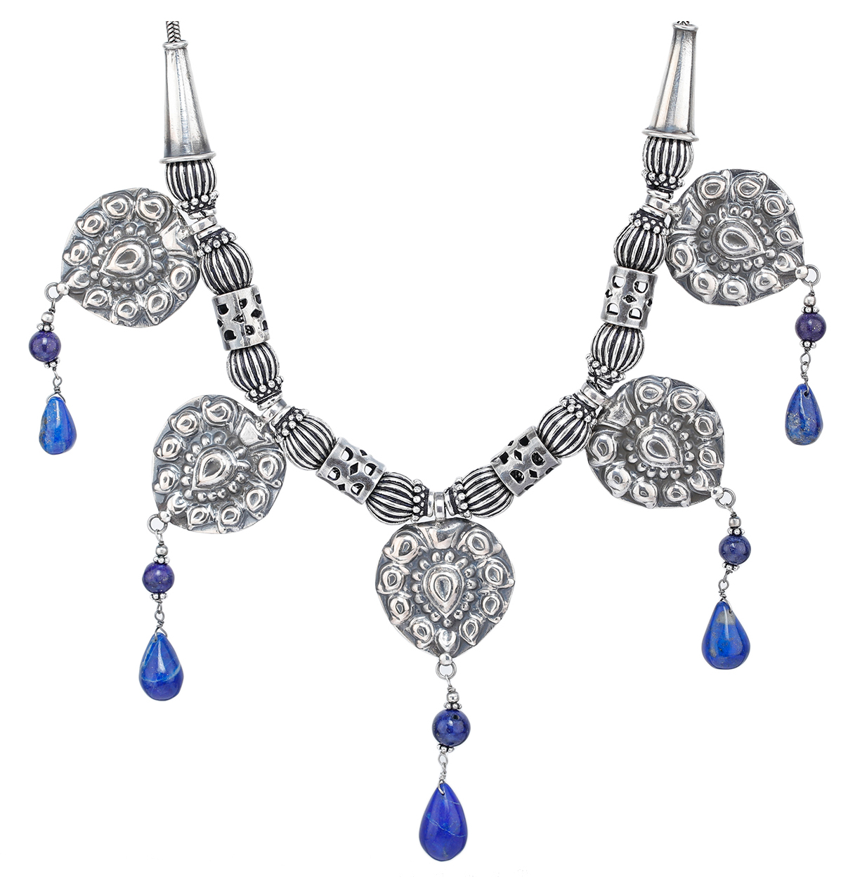 Ethnic Necklace with Earrings Set